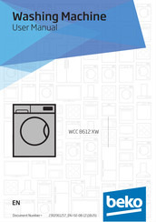 Beko WCC 8612 XW User Manual