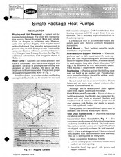Carrier 50EQ Installation, Start-Up And Service Instructions Manual