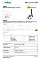 Smallart GW310.31 Quick Start Manual
