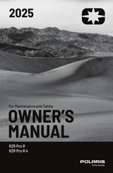 Polaris RZR Pro R 4 2025 Owner's Manual For Maintenance And Safety