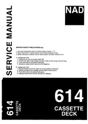NAD 614 Service Manual