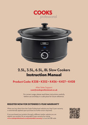 Cooks Professional K427 Instruction Manual