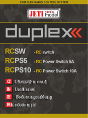 JETI model duplex RCSW User Manual