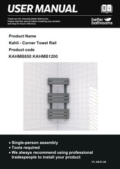 Better Bathrooms KAHMB1200 User Manual