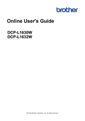Brother DCP-L1630W Online User's Manual
