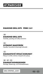 Parkside 390985 2201 Assembly, Operating And Safety Instructions