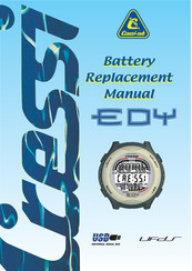 Cressi-sub EDY DE40C Battery Replacement Manual