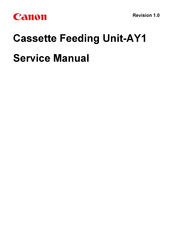 Canon AY1 Service Manual