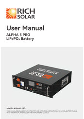 Rich Solar ALPHA 5 PRO User Manual