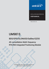 unicore UM981S User Manual