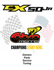 Cobra Moto CX50 JR Owners, Parts, Service, Tuning
