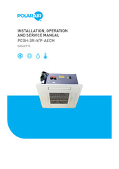 Polar Air PCH-12-P-AECM Installation, Operation And Service Manual