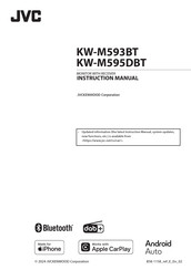 JVC KW-M595DBT Instruction Manual