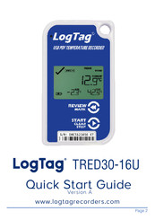 LogTag TRED30-16U Quick Start Manual