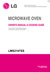 LG LMS2147SS Owner's Manual & Cooking Manual