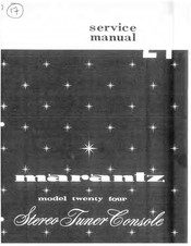 Marantz 24 Service Manual