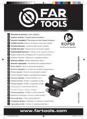 Far Tools RDP60 Original Manual Translation