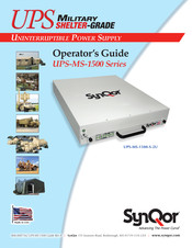SynQor UPS-MS-1500-S-2U Operator's Manual