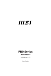 MSI PRO A620M-C EX User Manual