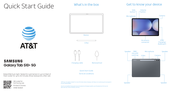Samsung AT&T Galaxy Tab S10+ 5G Quick Start Manual