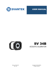 Svantek SV 34B User Manual
