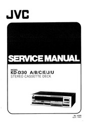JVC KD-D30 C Service Manual