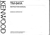 Kenwood TM-941A Instruction Manual