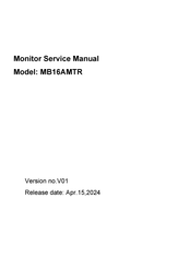 ASUSTeK COMPUTER MB16AMTR Service Manual