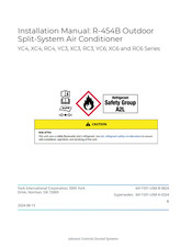 Johnson Controls RC3 Series Installation Manual