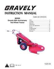 Ariens Gravely 985900 Instruction Manual