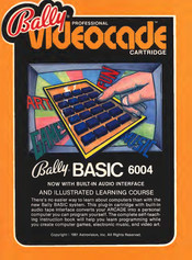 Bally BASIC 6004 Instruction Manual