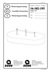 Sove 16-102-195 Assembly Instructions Manual