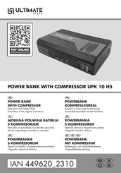 ULTIMATE SPEED UPK 10 H5 Operation And Safety Notes