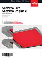 weinor Sottezza Pure Instructions For Assembly