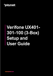 VeriFone UX 100 Setup And User Manual