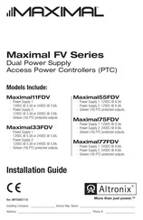 Altronix Maximal11FDV Installation Manual