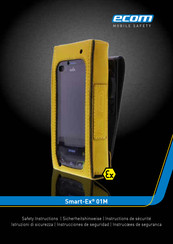 Ecom Smart-Ex 01M Safety Instruction