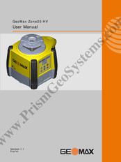 GeoMax Zone20 HV User Manual