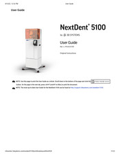 3D Systems NextDent 5100 User Manual