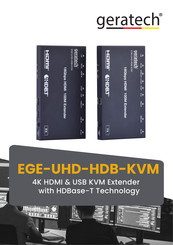 geratech EGE-UHD-HDB-KVM Manual