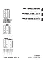 Fujitsu AOUA72ULBV5 Installation Manual