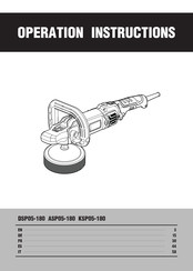 Dongcheng DSP05-180 Operation Instructions Manual