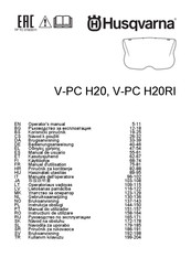 Husqvarna V-PC H20RI Operator's Manual