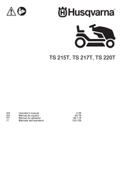 Husqvarna TS 220T Operator's Manual