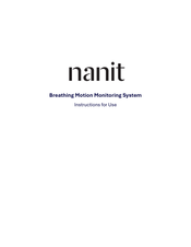 Nanit Breathing Motion Monitoring System Instructions For Use Manual