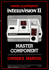 Mattel Electronics Intellivision II Owner's Manual