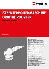 Würth EPM 140-E COMPACT Operating Instructions Manual