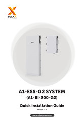 SolaX Power A1-BI-200-G2 Quick Installation Manual