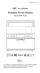 ALLPOWER AP-SS-005-PLUS-EU Manual