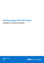 Dell PowerEdge R770 CSP Edition Installation And Service Manual